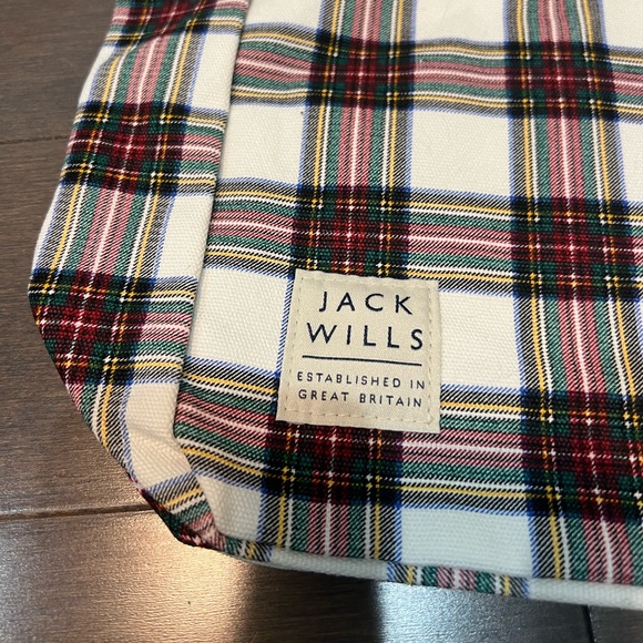 Jack Wills Plaid Tartan Tote Bag - NWT - Picture 2 of 4